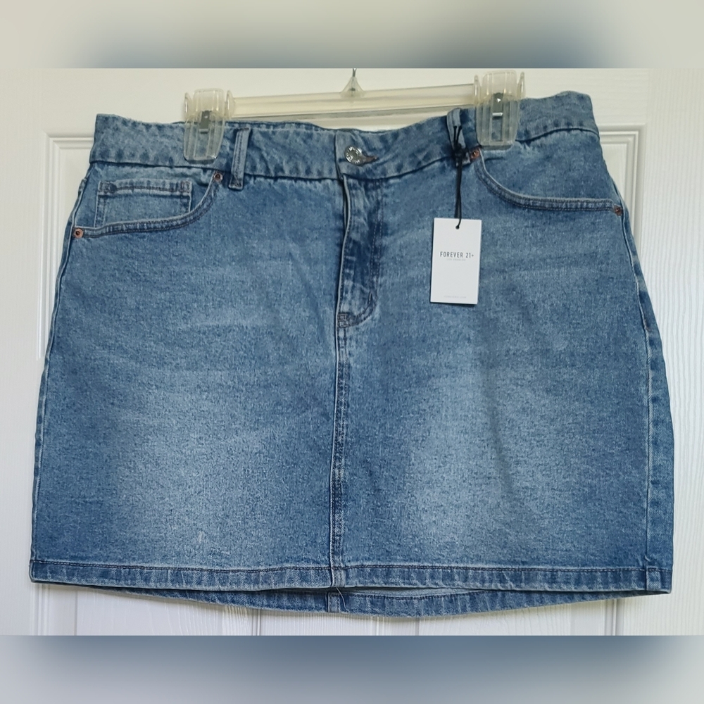 Forever 21 Blue Denim Skirt